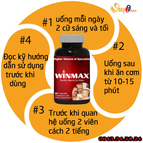 cachs ử dụng winmax for men