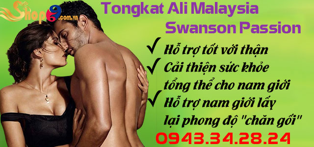 Tongkat Ali Malaysia Swanson Passion công dụng