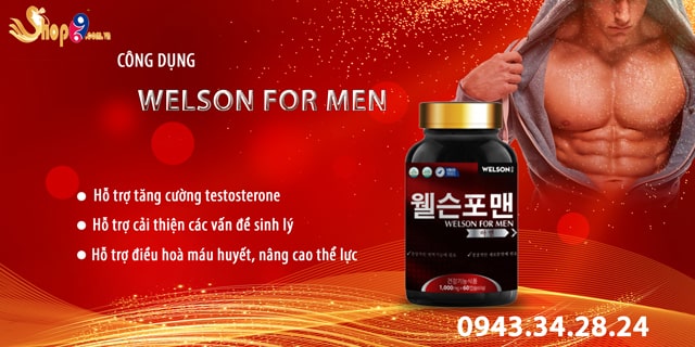 Công dụng của welson for men