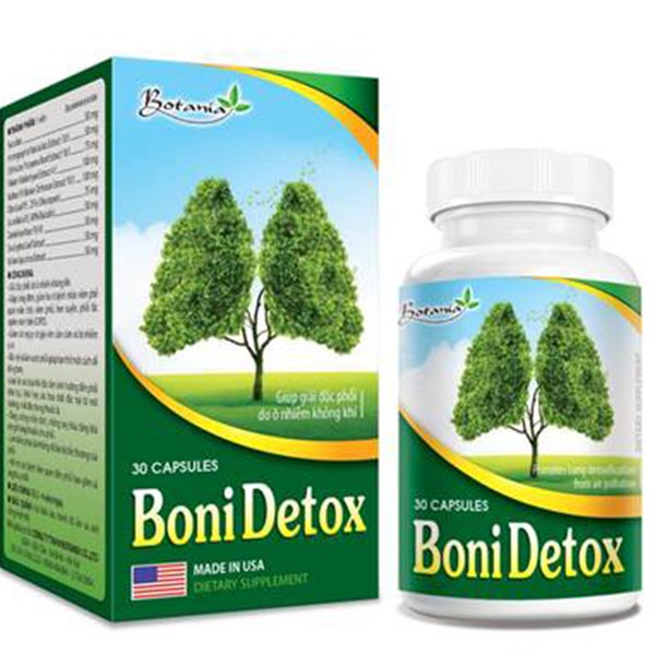 Boni Detox hỗ trợ làm thông thoáng đường thở