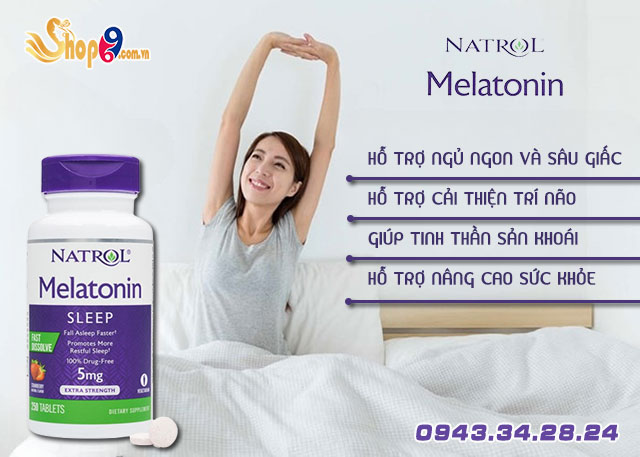 công dụng natrol melatonin sleep