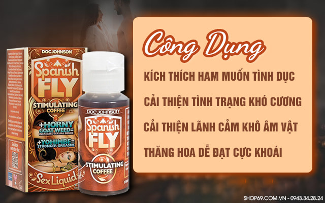 công dụng Spanish Fly Stimulating Coffee