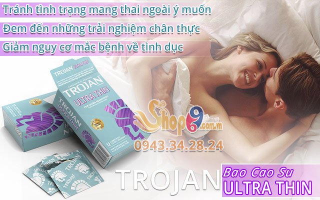 công dụng trojan ultra condoms - 12 pack